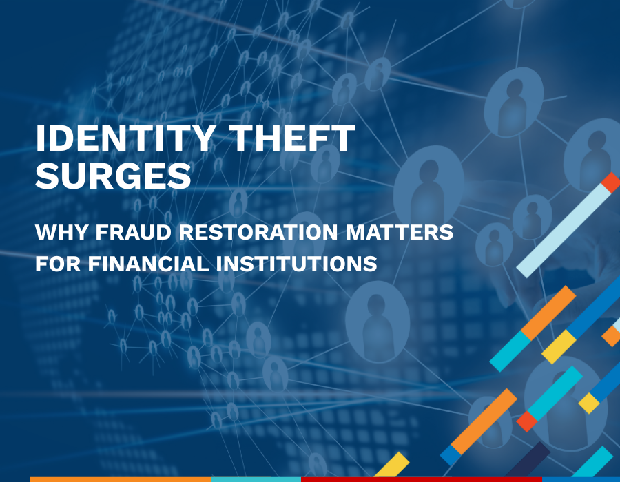 Person reviewing financial documents with a concerned expression, representing identity theft impact and fraud recovery